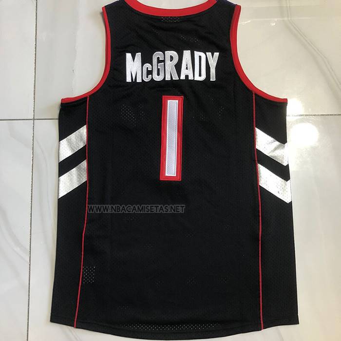Camiseta Toronto Raptors Tracy McGrady NO 1 Mitchell & Ness 1999-00 Violeta